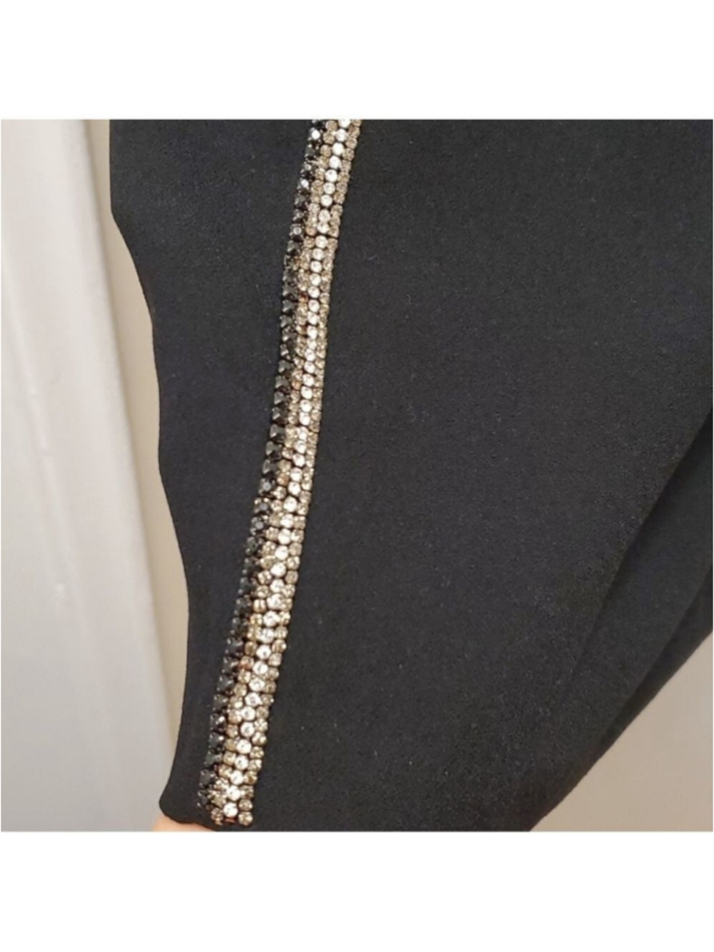 Dynamite V Neckline Dress with Rhinestones - Picture 4 of 16